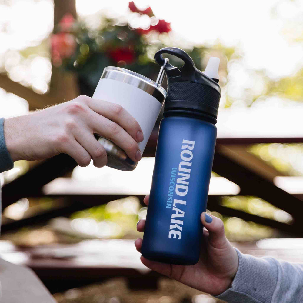 Round Lake Active 24 oz Frosted Sport Bottle