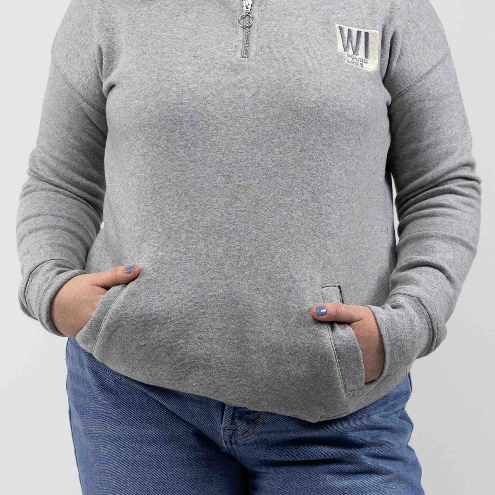 Round Lake Wisconsin Women's Classic 1/4 Zip Sweatshirt