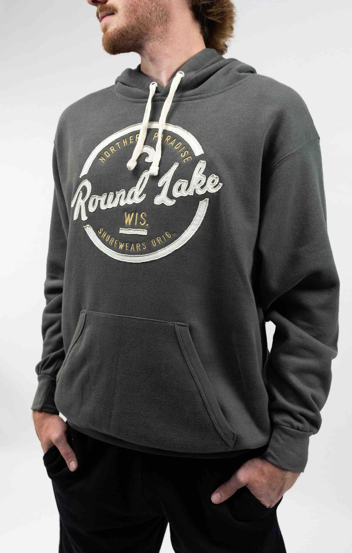 Round Lake Wisconsin Classic Original Fleece Hoodie