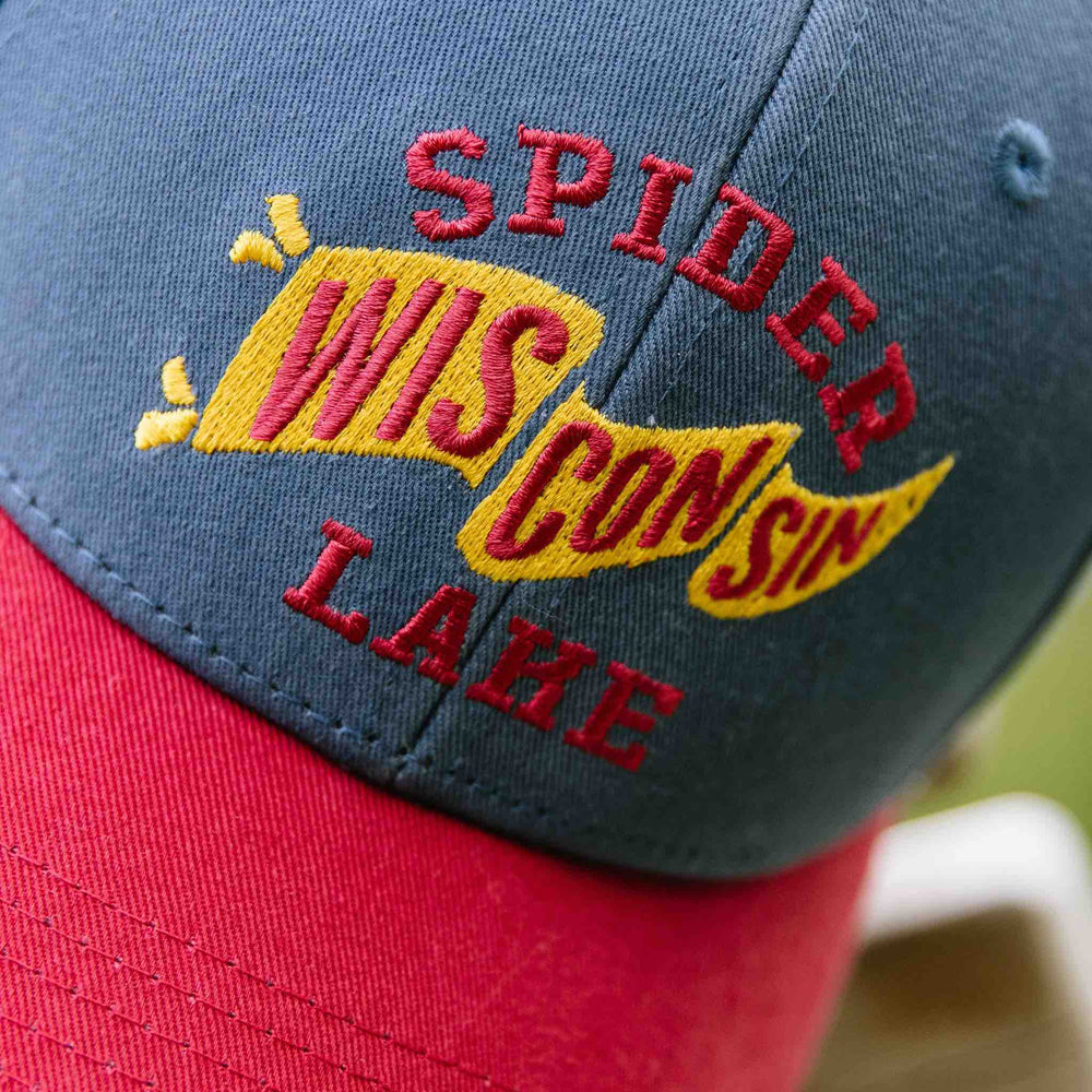 Spider Lake Wisconsin Classic Structured Twill Cap