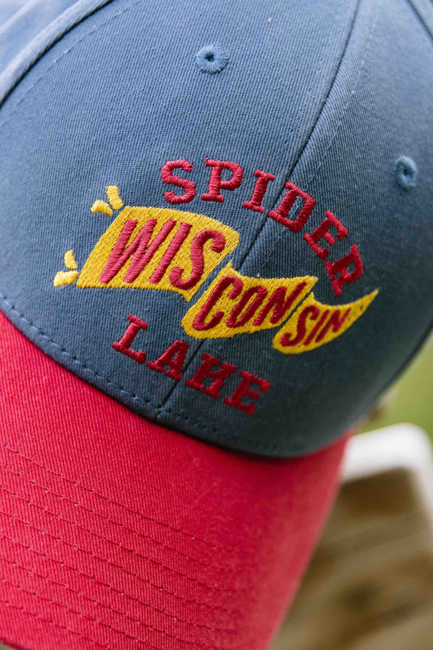 Spider Lake Wisconsin Classic Structured Twill Cap