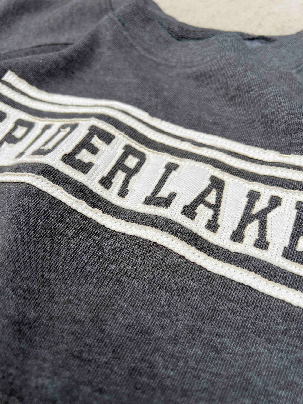 Spider Lake Wisconsin Women's Pocket Crew Sweatshirt