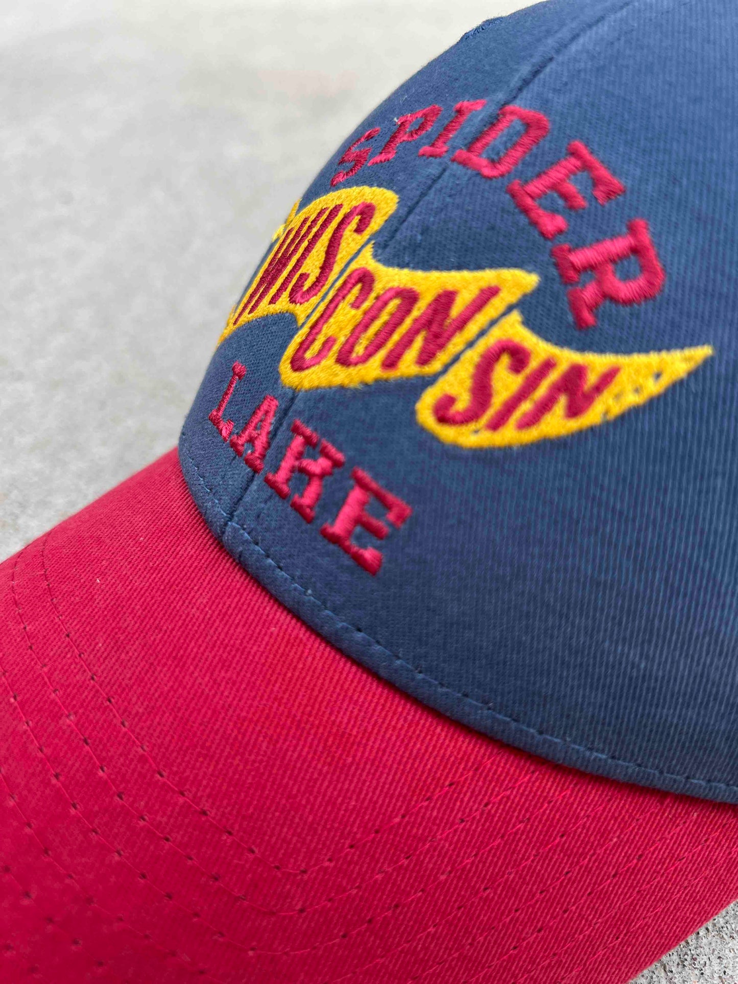 Spider Lake Wisconsin Classic Structured Twill Cap