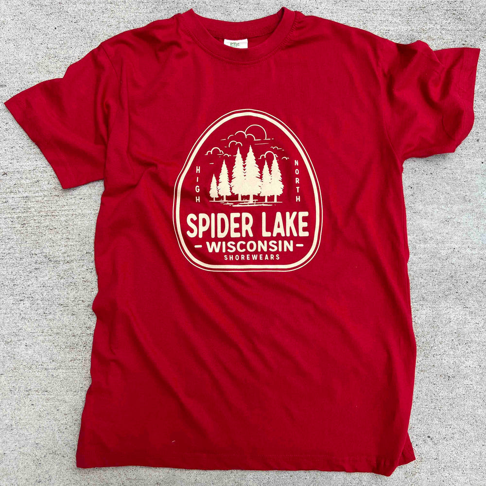 
                      
                        Spider Lake Wisconsin Classic Cotton T Shirt
                      
                    