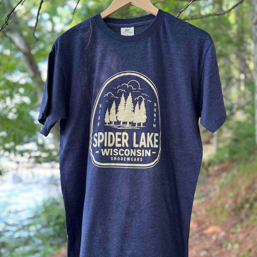 
                      
                        Spider Lake Wisconsin Classic Cotton T Shirt
                      
                    