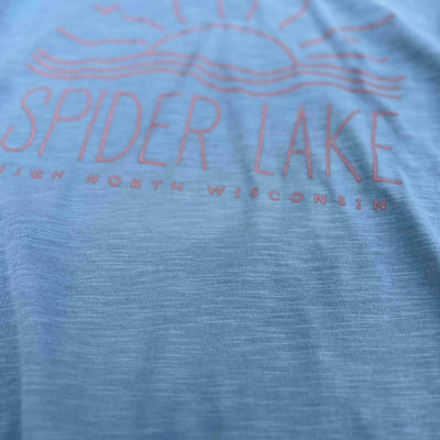 Spider Lake Wisconsin Women's Classic V-Neck Tee