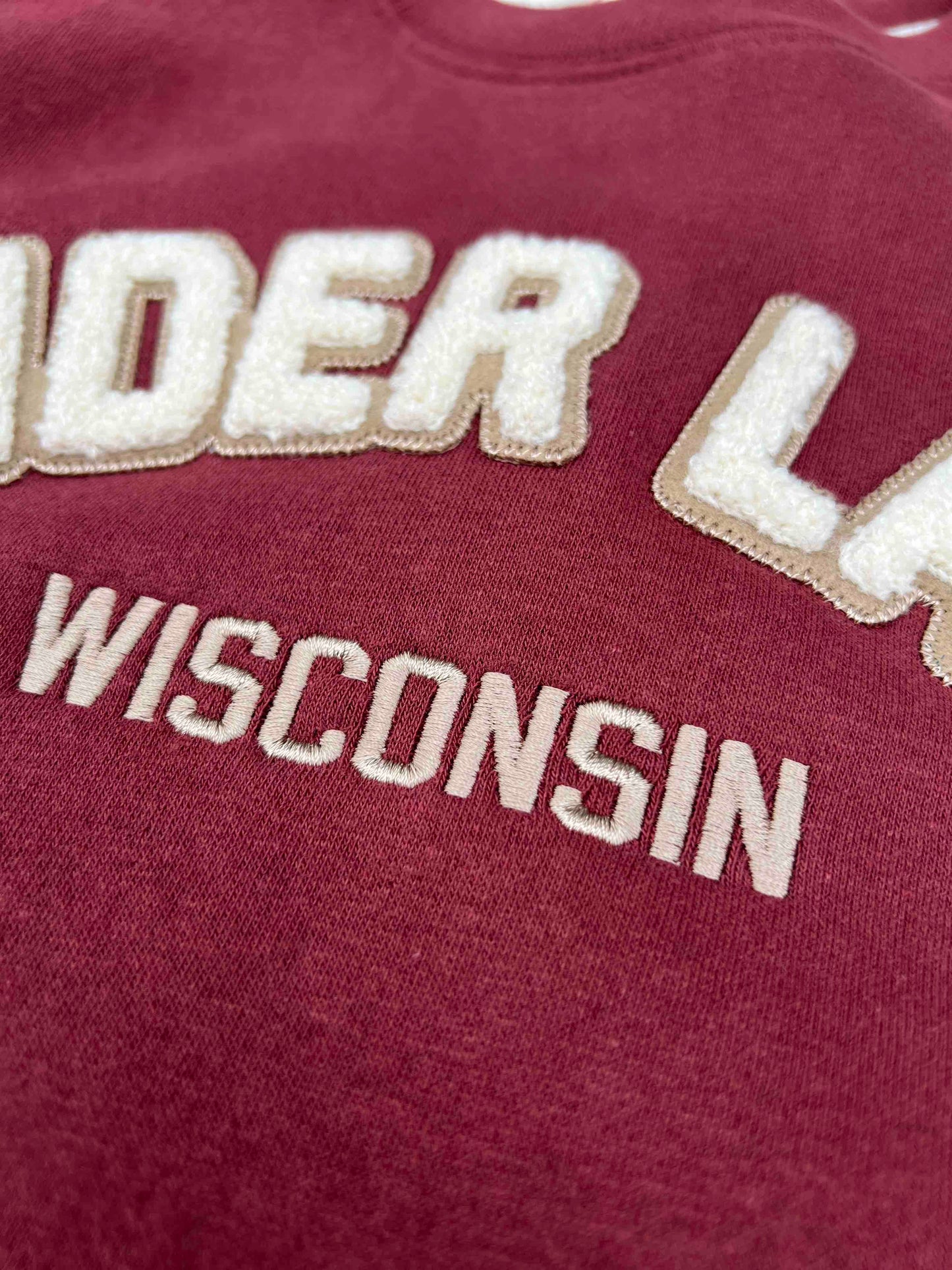 Spider Lake Wisconsin Classic Fleece Crewneck