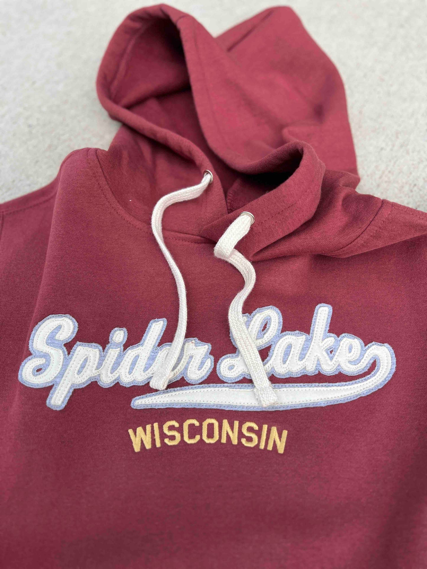 Spider Lake Wisconsin Classic Fleece Hoodie