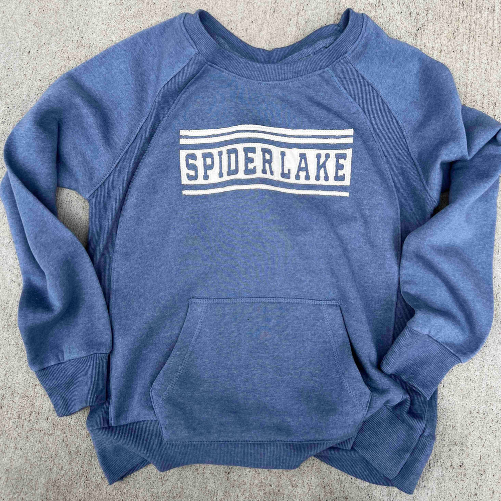 
                      
                        Spider Lake Wisconsin Women's Pocket Crew Sweatshirt
                      
                    