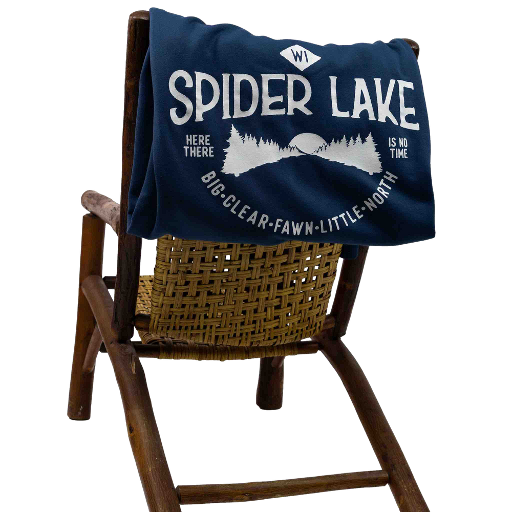 
                      
                        Spider Lake Wisconsin Classic Sweatshirt Fleece Blanket
                      
                    