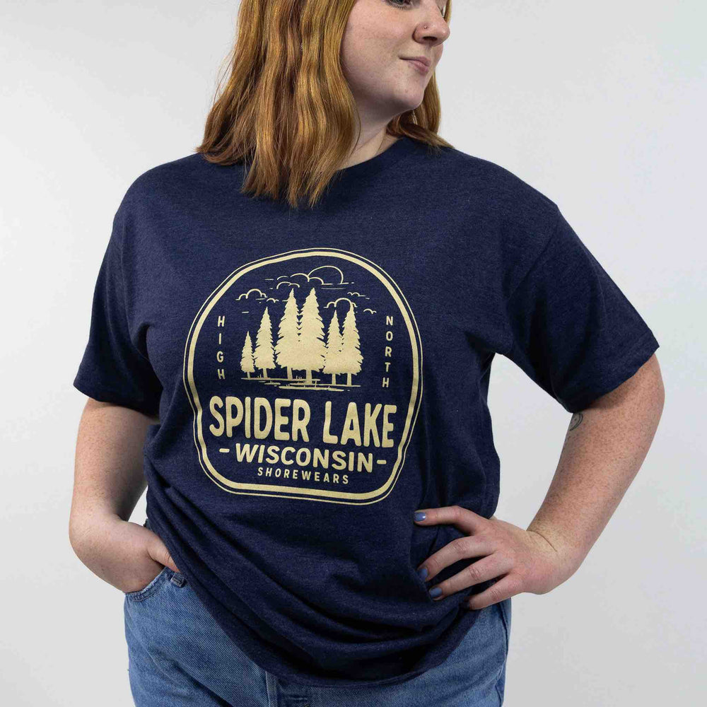 
                      
                        Spider Lake Wisconsin Classic Cotton T Shirt
                      
                    