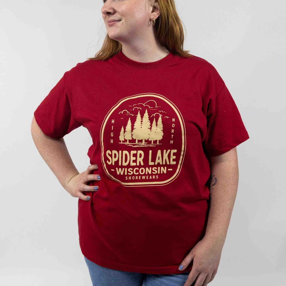 
                      
                        Spider Lake Wisconsin Classic Cotton T Shirt
                      
                    