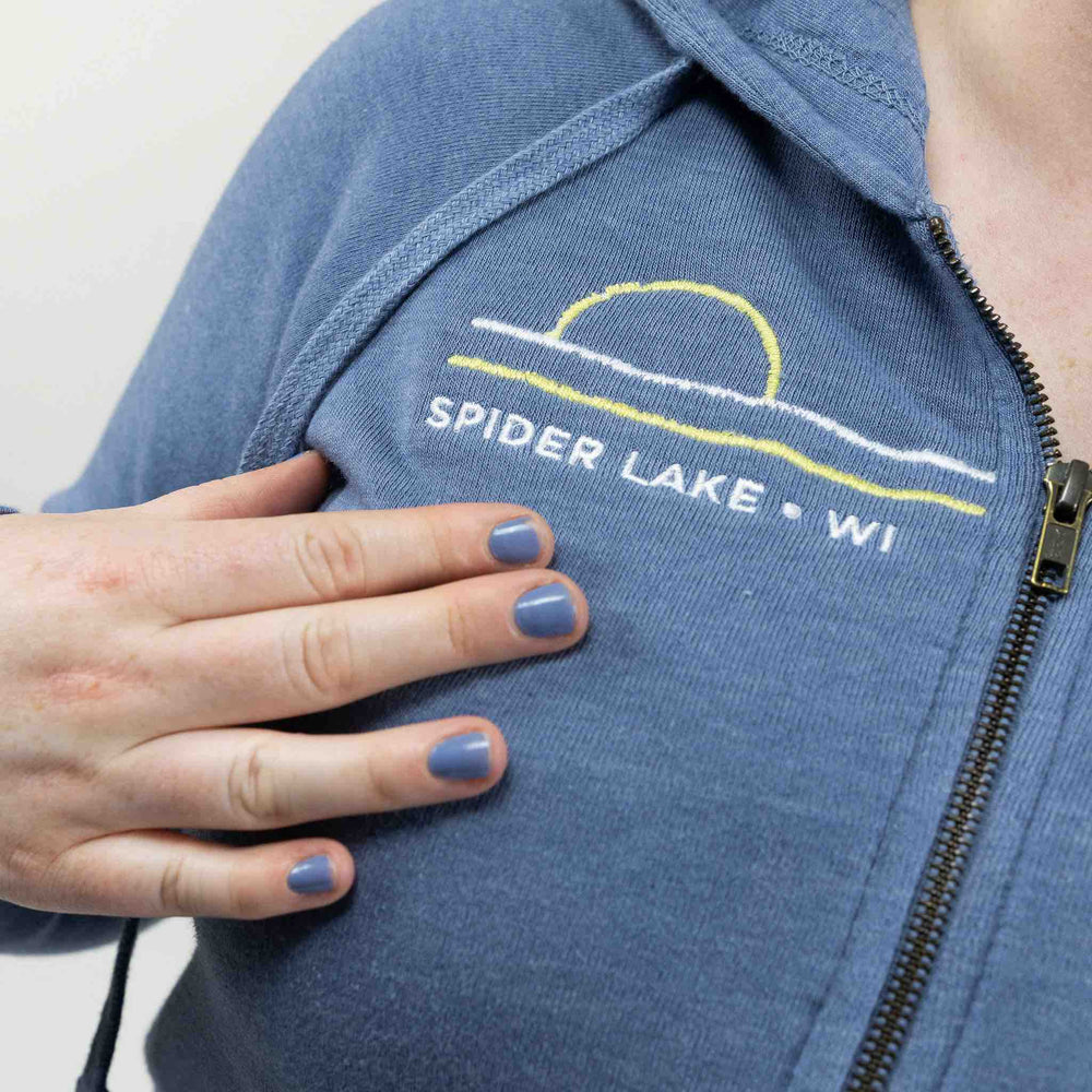 
                      
                        Spider Lake Wisconsin Women's Full Zip Hoodie
                      
                    