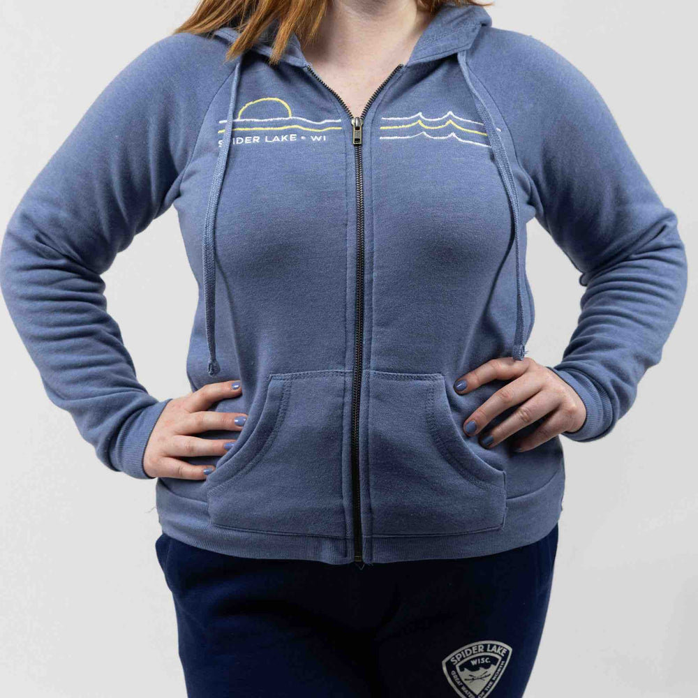
                      
                        Spider Lake Wisconsin Women's Full Zip Hoodie
                      
                    